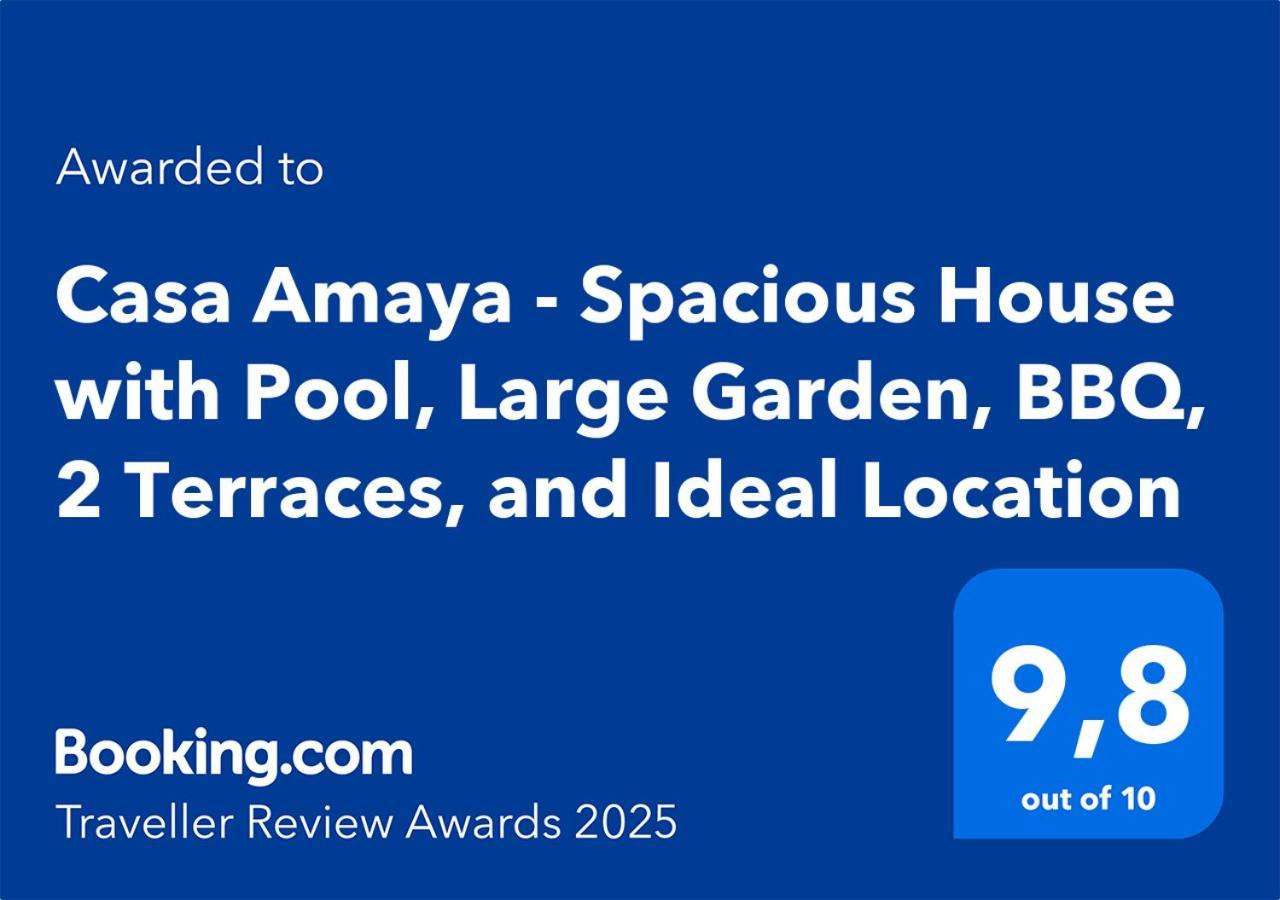 Casa Amaya - Spacious House With Pool, Large Garden, Bbq, 2 Terraces, And Ideal Location El Charco  Dış mekan fotoğraf
